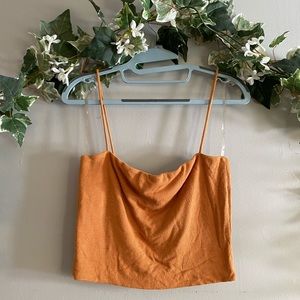 Spaghetti Strap Cropped Tank Top